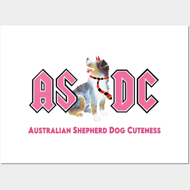 Australian Shepherd Dog Cuteness Wall Art by Brash Ideas